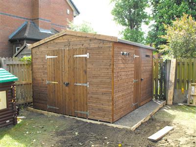 With extra double doors