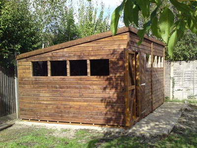 With: double doors, extra windows.