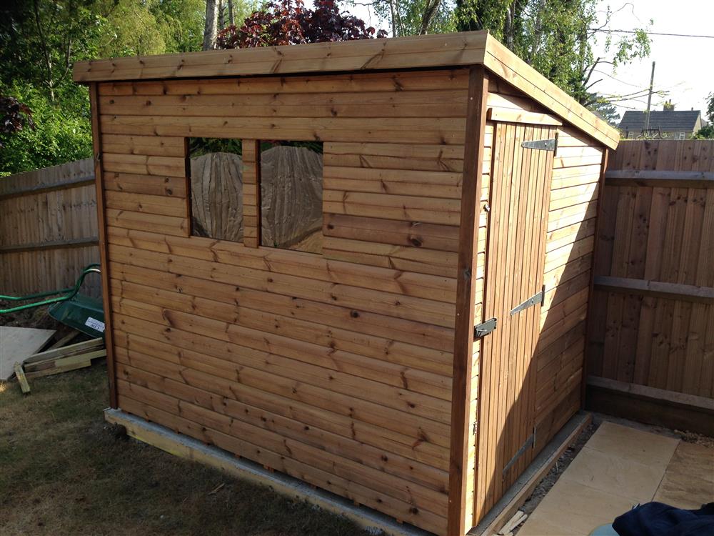 8x6 Apex Standard wood Garden shed.