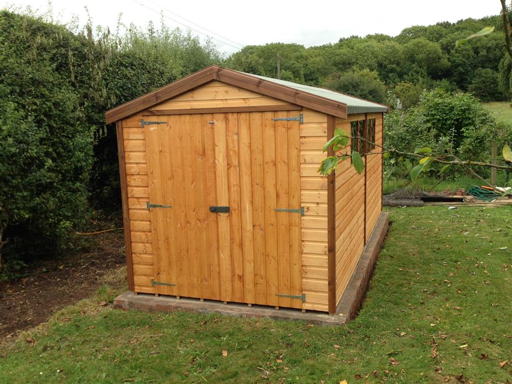 15x7 Apex Standard wood Garden shed.