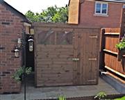 7x6 Pent-B Tanalised wood Garden shed.