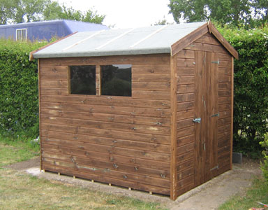 8 x 6 Apex Tanalised Garden Shed