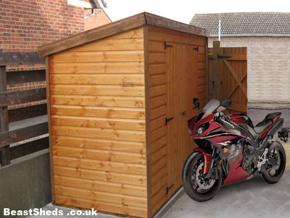 Motorbike Sheds - Free Fitting &amp; Delivery – Beastsheds.co.uk