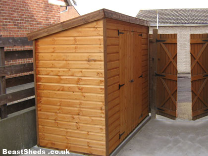 for use as a motorbike storage shed, ideal to store your motorcycle 