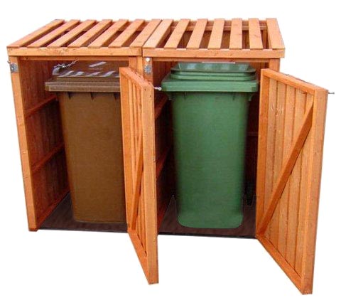 Wheelie Bin Storage  Recycling Bin Storage